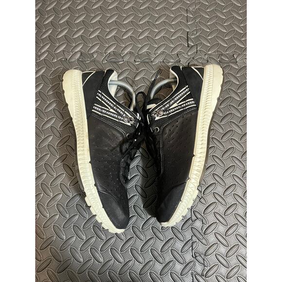 ECCO Intrinsic TR Black Sneaker Leather Size 41‎ US Womens 10-10.5 - Picture 4 of 7